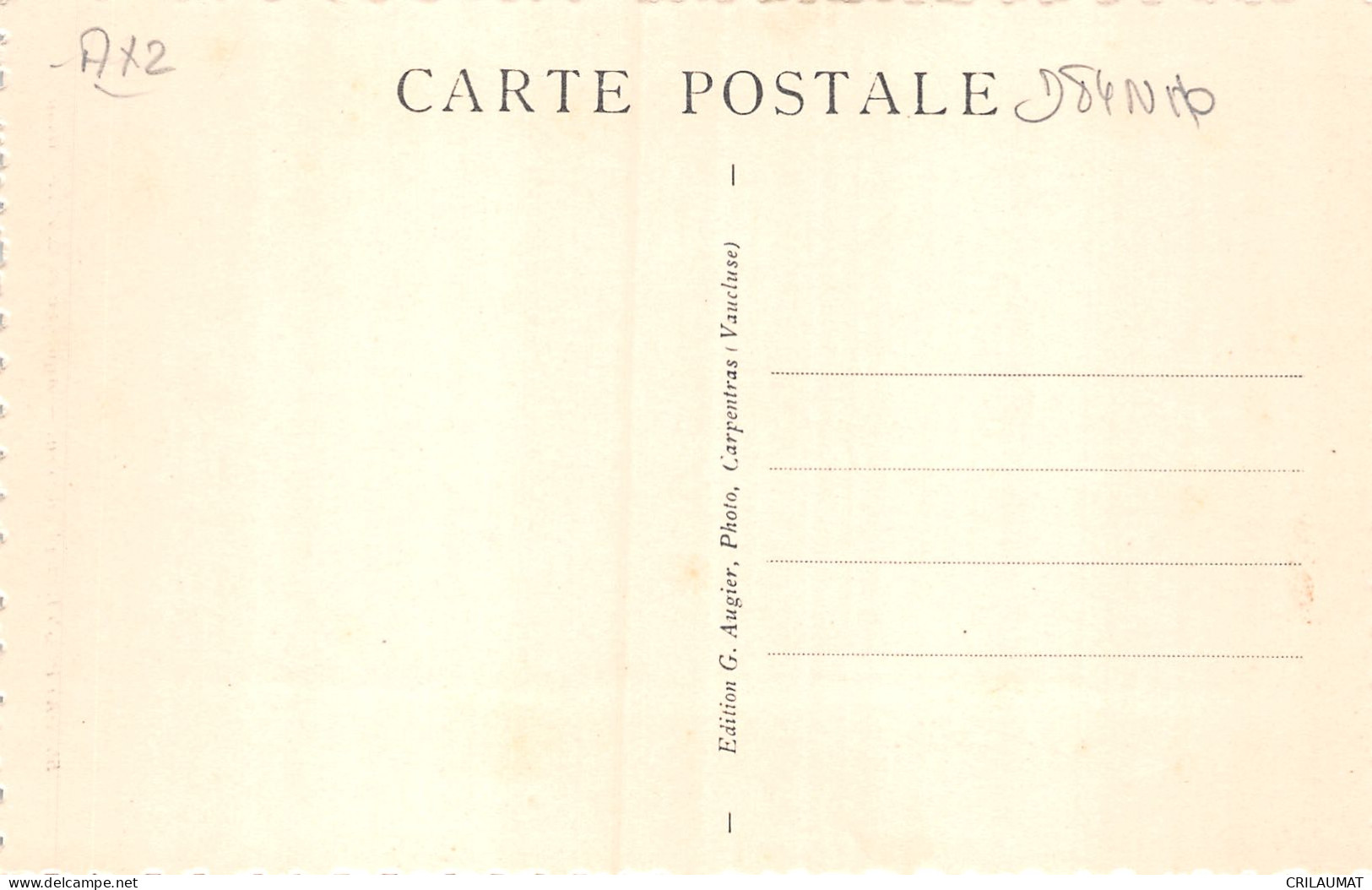 84-CARPENTRAS-N°T5071-E/0115 - Carpentras