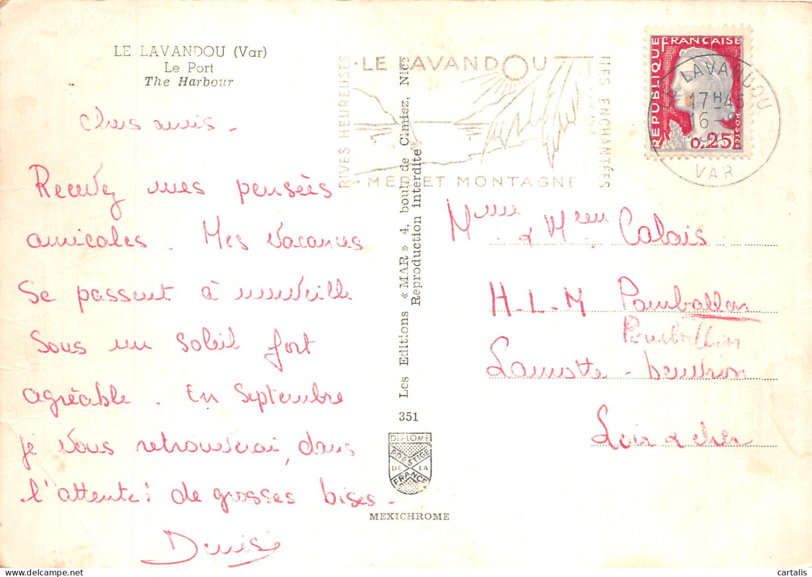 83-LE LAVANDOU-N° 4393-D/0109 - Le Lavandou