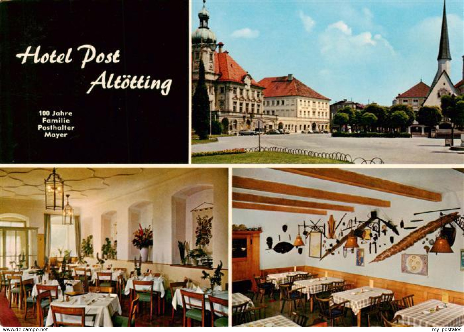 73888973 Altoetting Hotel Post Marktplatz Gastraeume Altoetting - Altötting