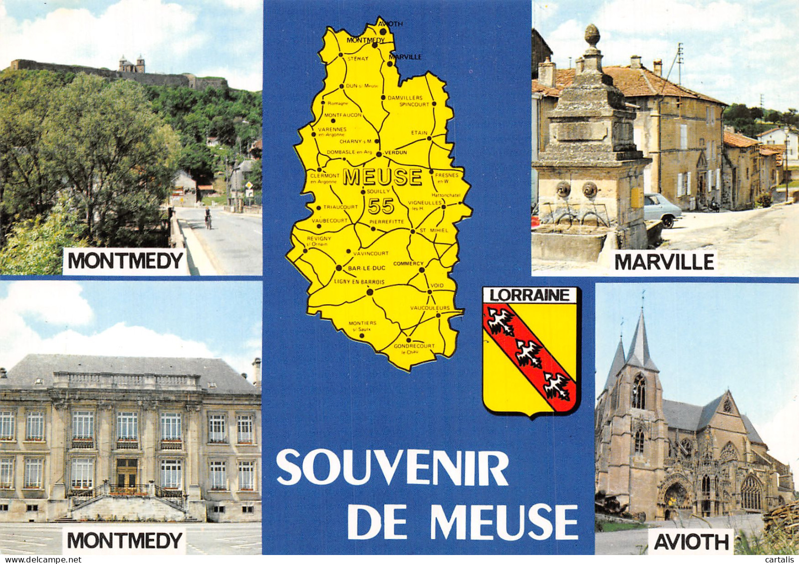 55-MEUSE MULTIVUES-N° 4393-B/0361 - Other & Unclassified