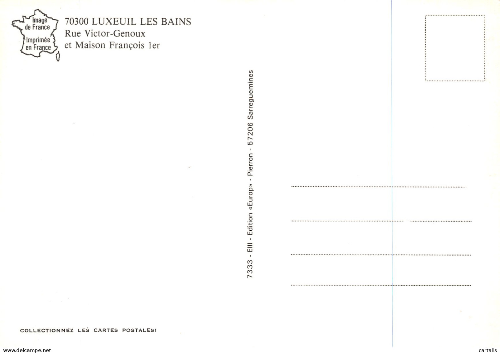 70-LUXEUIL LES BAINS-N° 4393-B/0215 - Luxeuil Les Bains