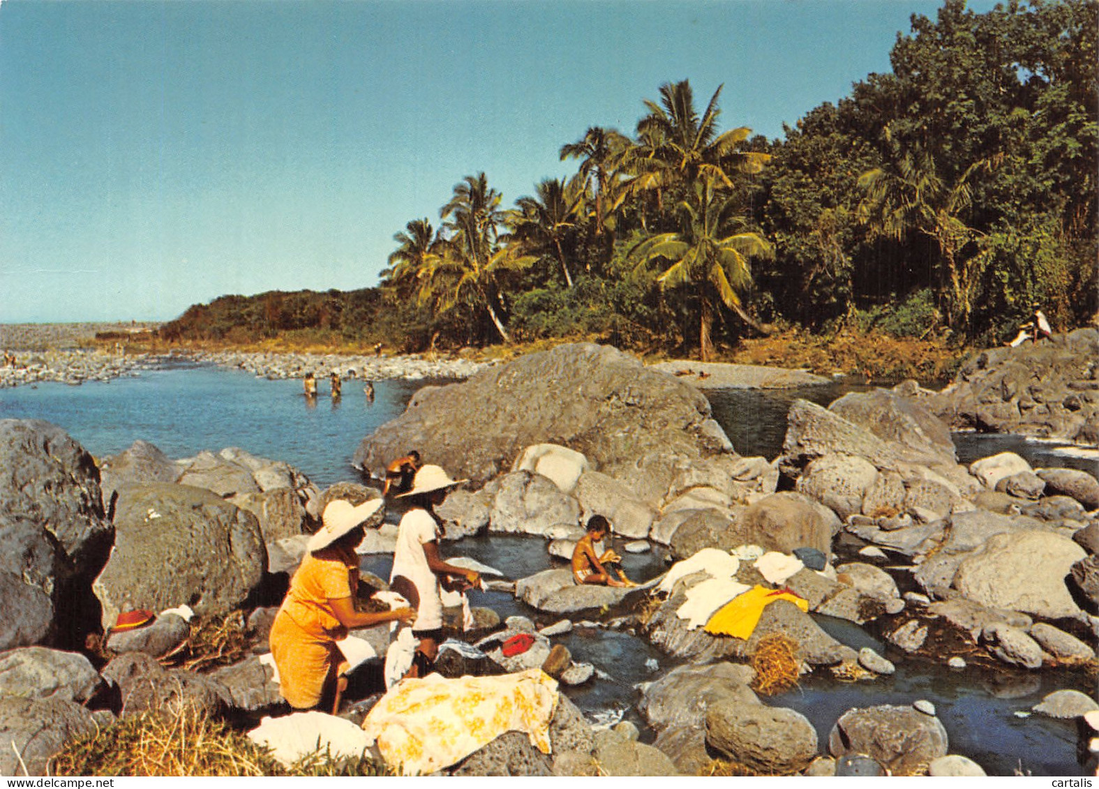 974-ILE DE LA REUNION LAVANDIERES CREOLES-N° 4393-B/0069 - Autres & Non Classés