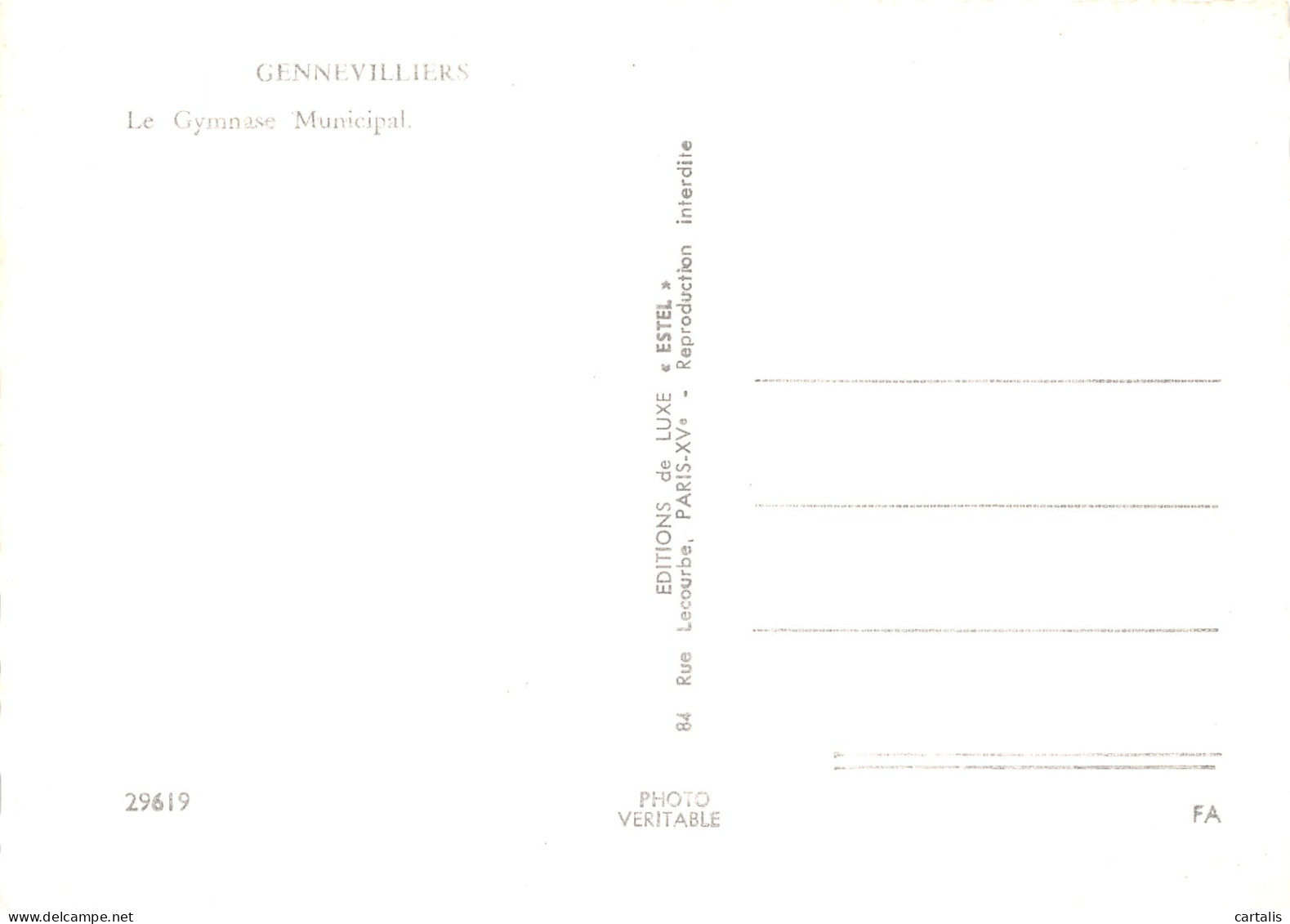 92-GENNEVILLIERS-N° 4393-A/0373 - Gennevilliers