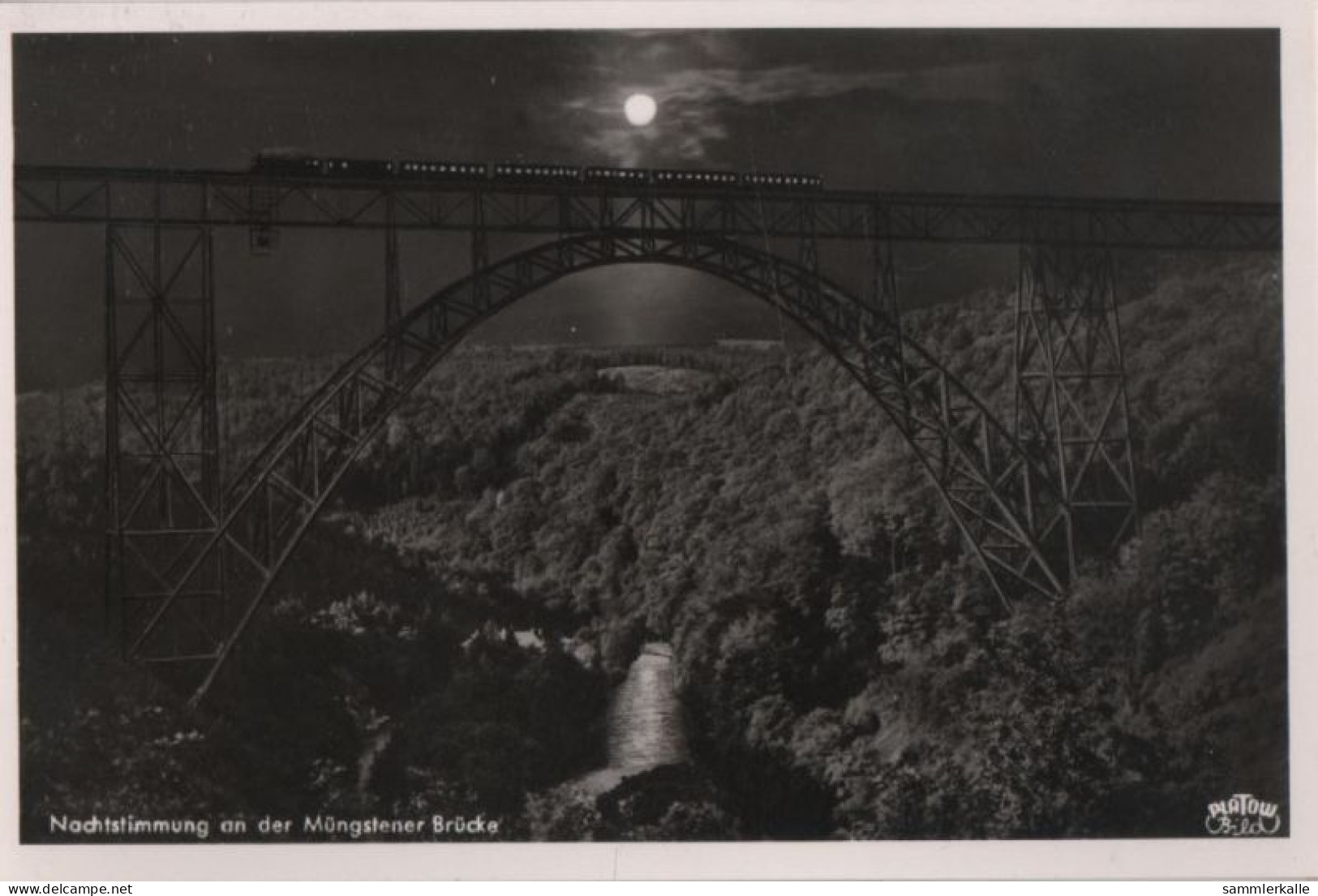 61821 - Müngstener Brücke - Abendstimmung - Ca. 1960 - Puentes