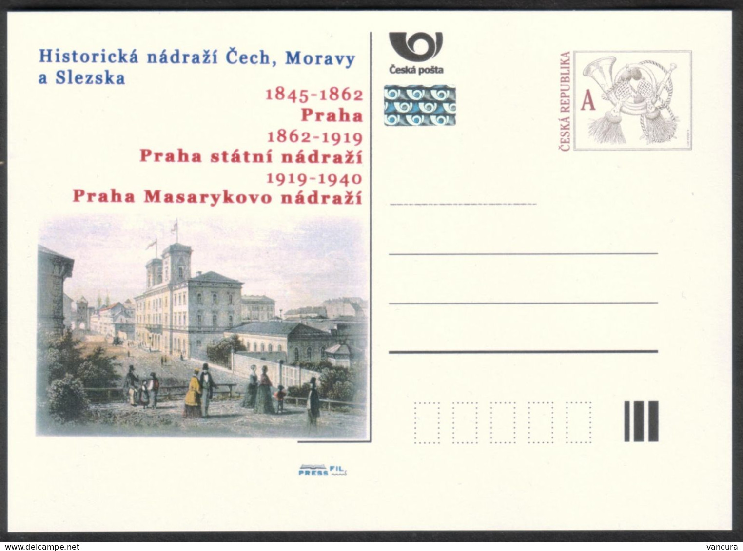 CDV C Czech Republic Historical Railway Stations - Masaryk Railway Station In Prague 2011 - Treni