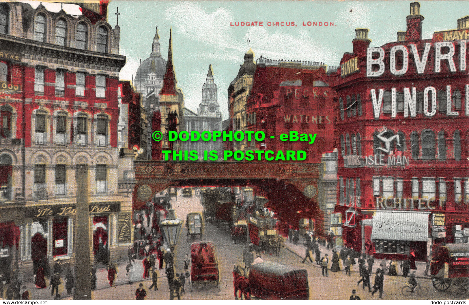 R497607 London. Ludgate Circus. Postcard - Andere & Zonder Classificatie