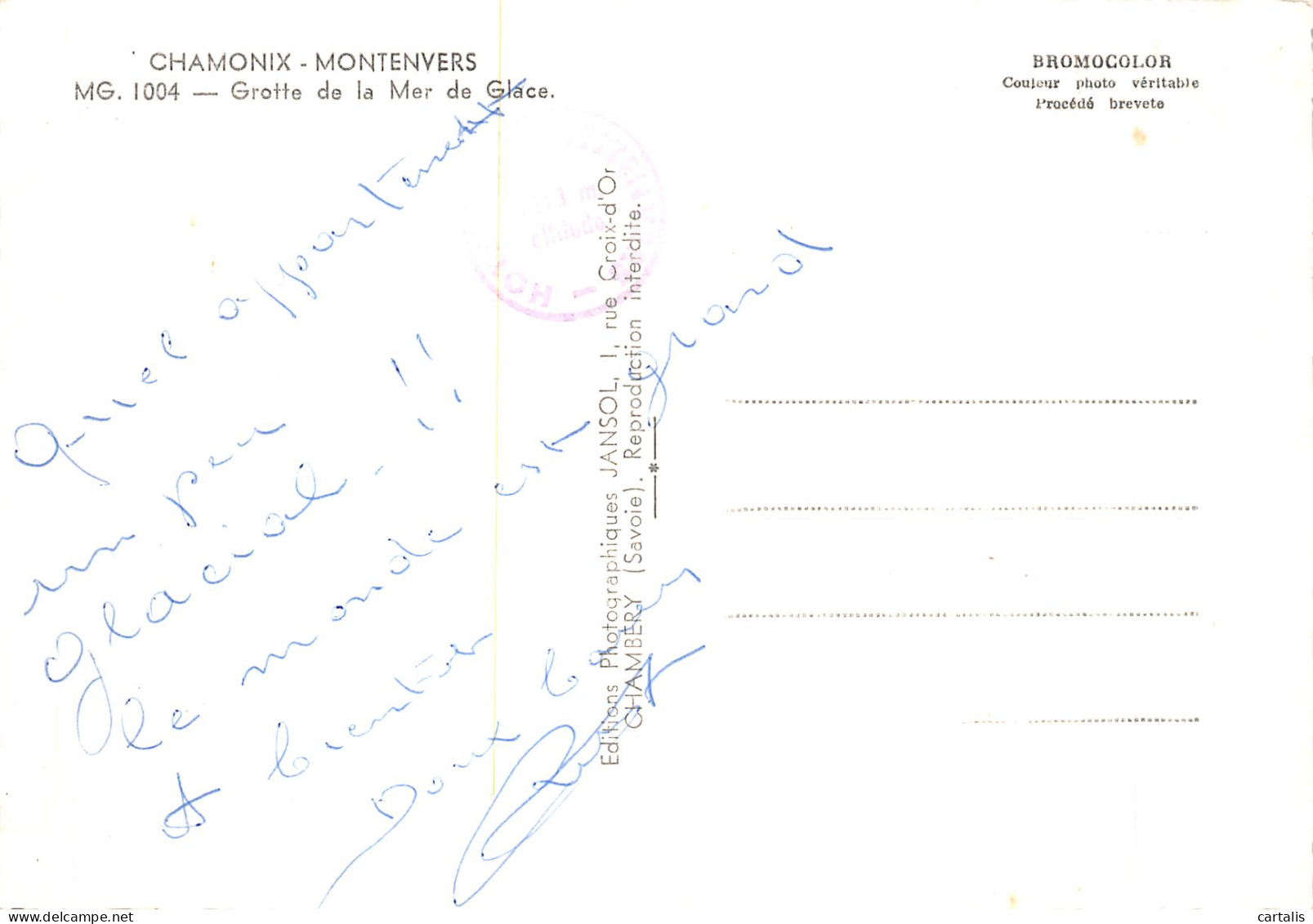 74-CHAMONIX MONTENVERS-N° 4394-D/0123 - Chamonix-Mont-Blanc