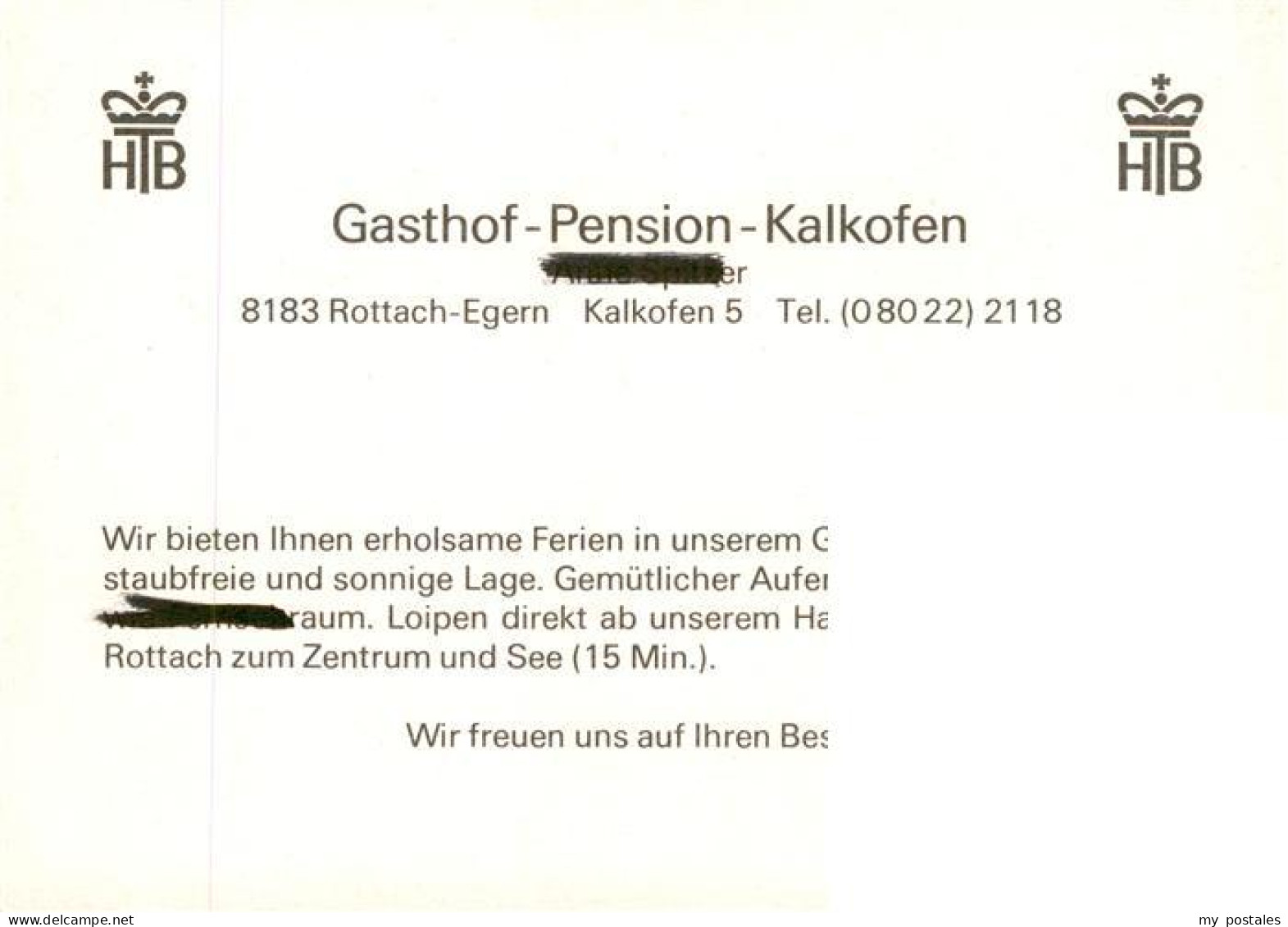 73888876 Rottach-Egern Tegernsee Gasthof Pension Kalkofen Gastraeume Park  - Sonstige & Ohne Zuordnung