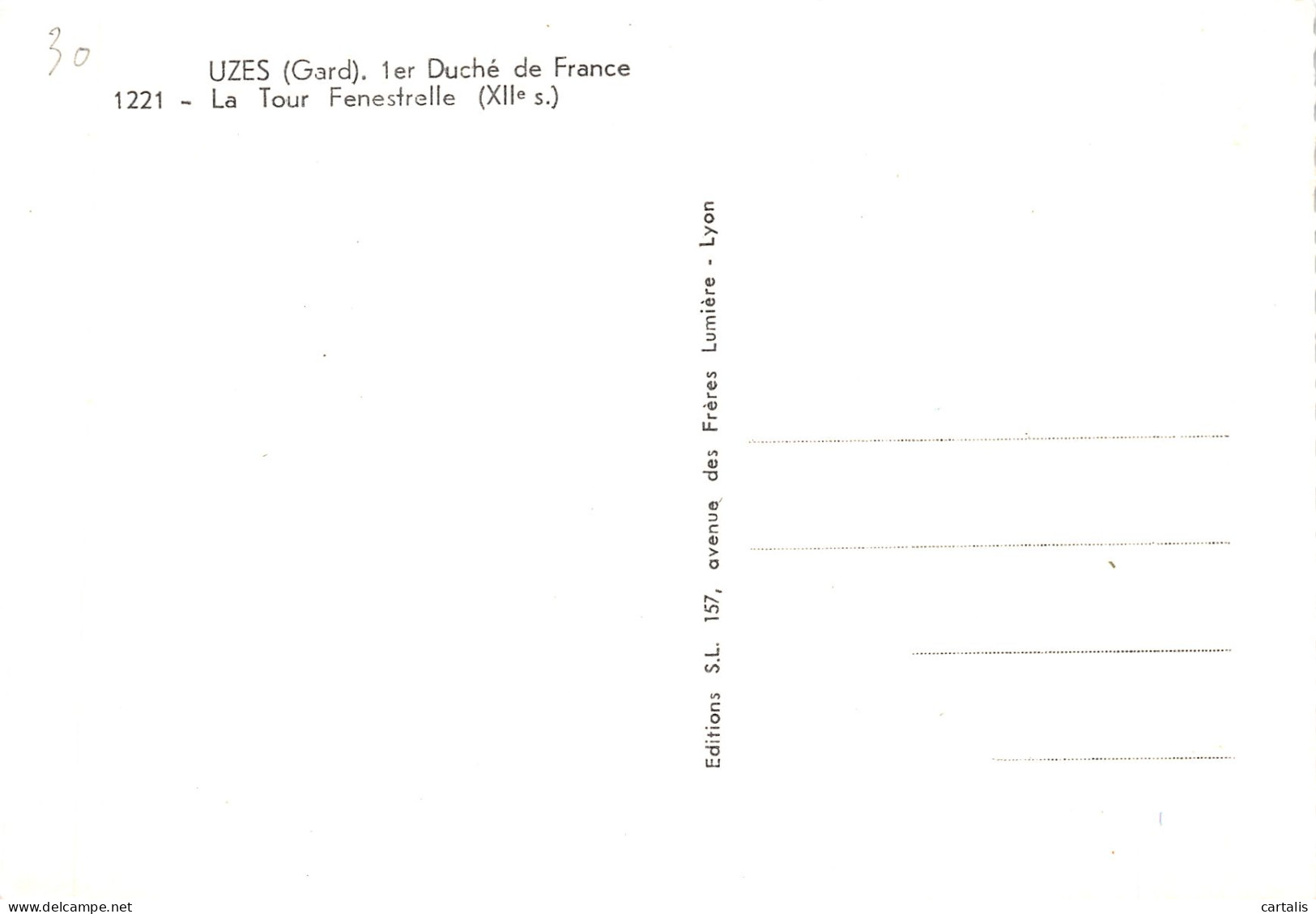 30-UZES-N° 4394-C/0015 - Uzès