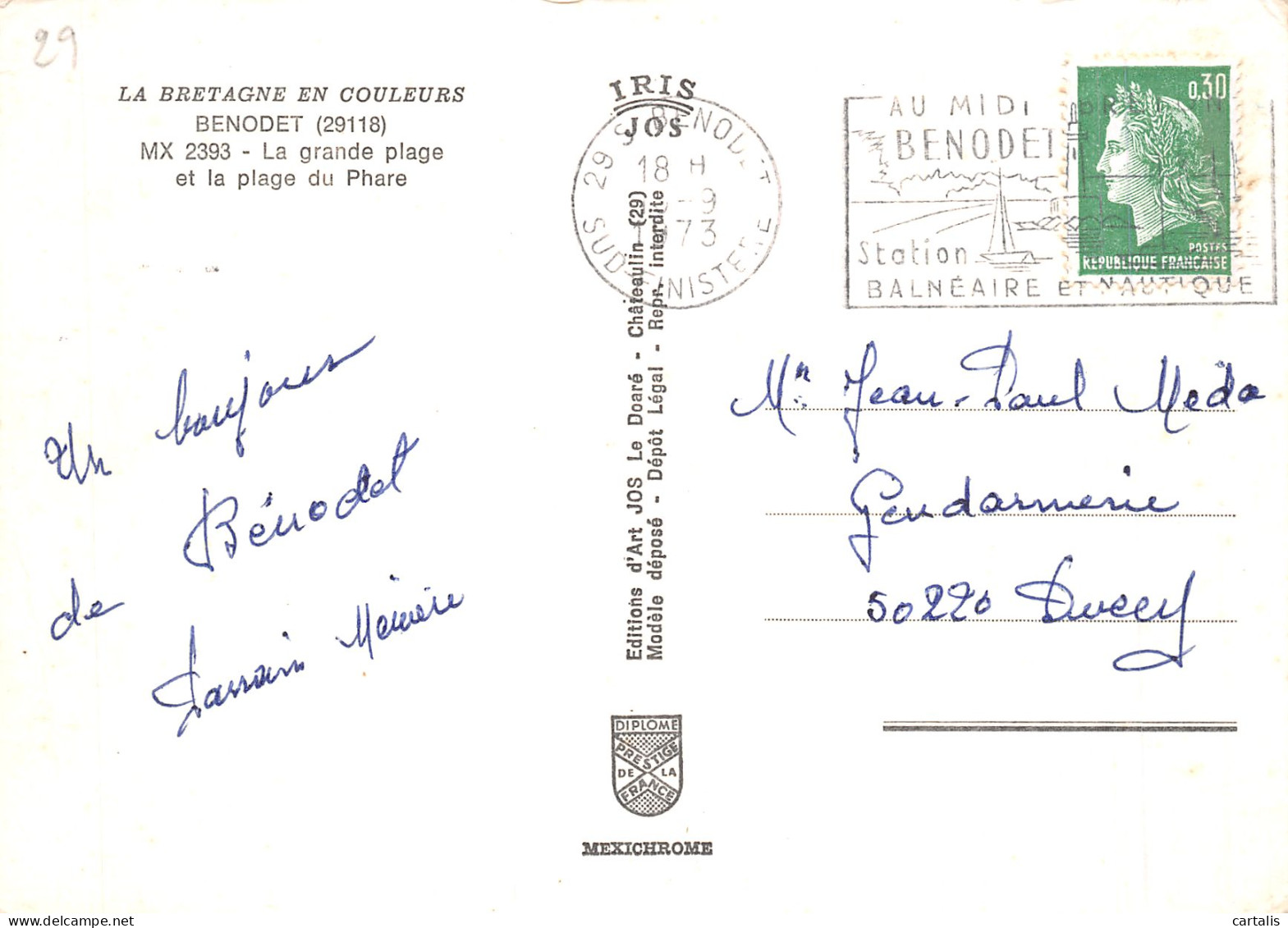 29-BENODET-N° 4394-C/0019 - Bénodet