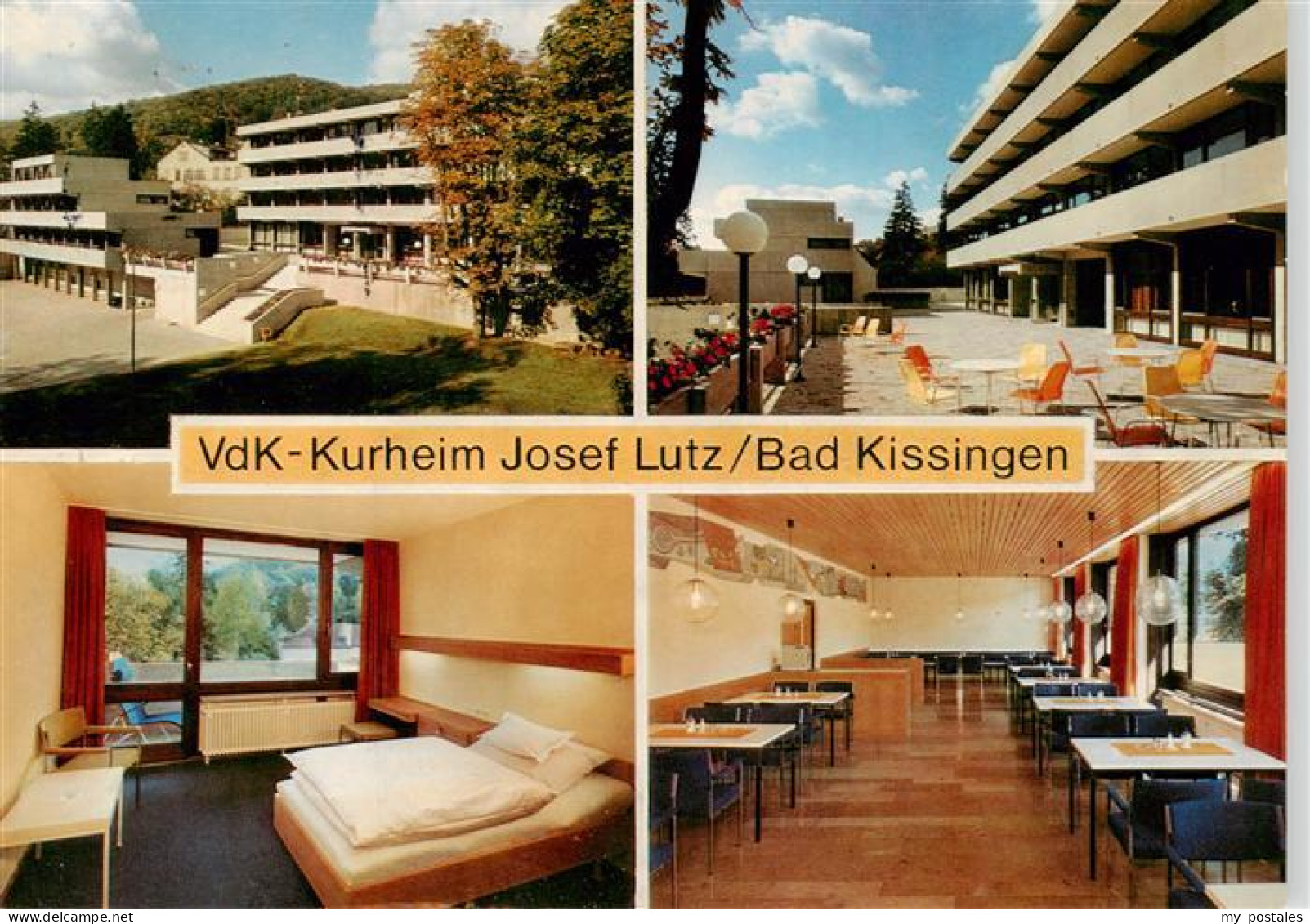 73888871 Bad Kissingen VdK Kurheim Josef Lutz Gaestezimmer Speiseraum Bad Kissin - Bad Kissingen