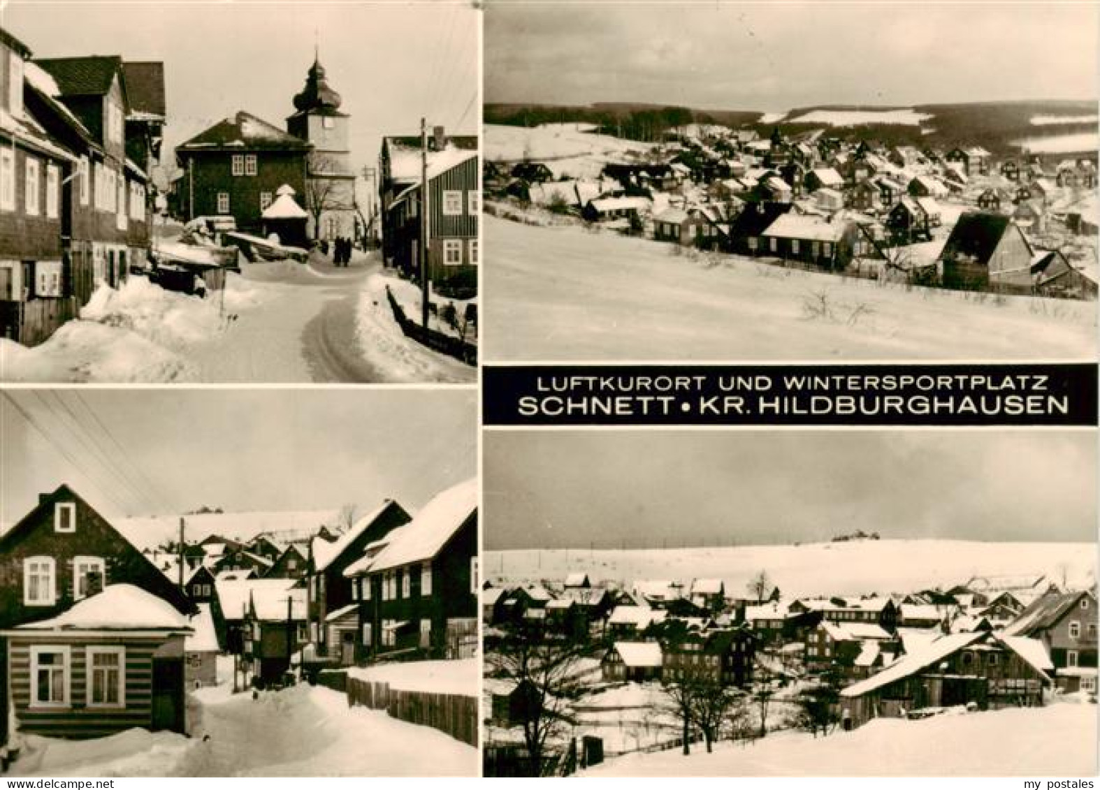 73888858 Schnett Masserberg Thueringer Wald Ortspartien Panorama  - Masserberg