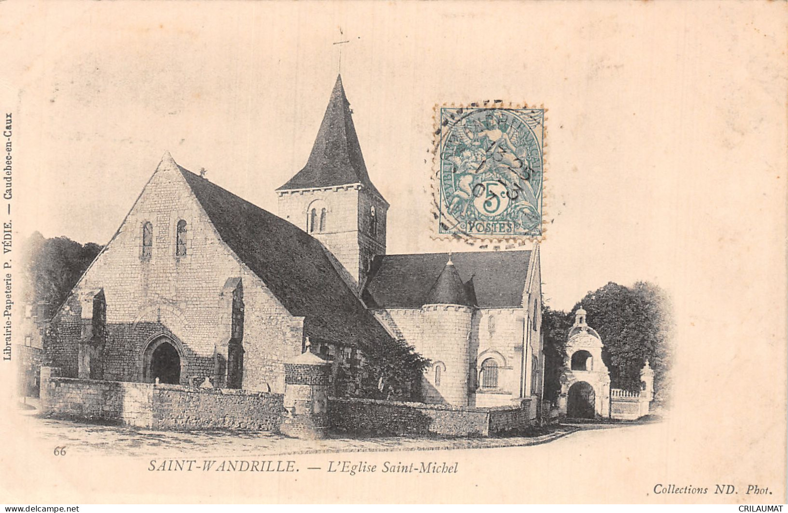 76-SAINT WANDRILLE-N°T5072-E/0207 - Saint-Wandrille-Rançon