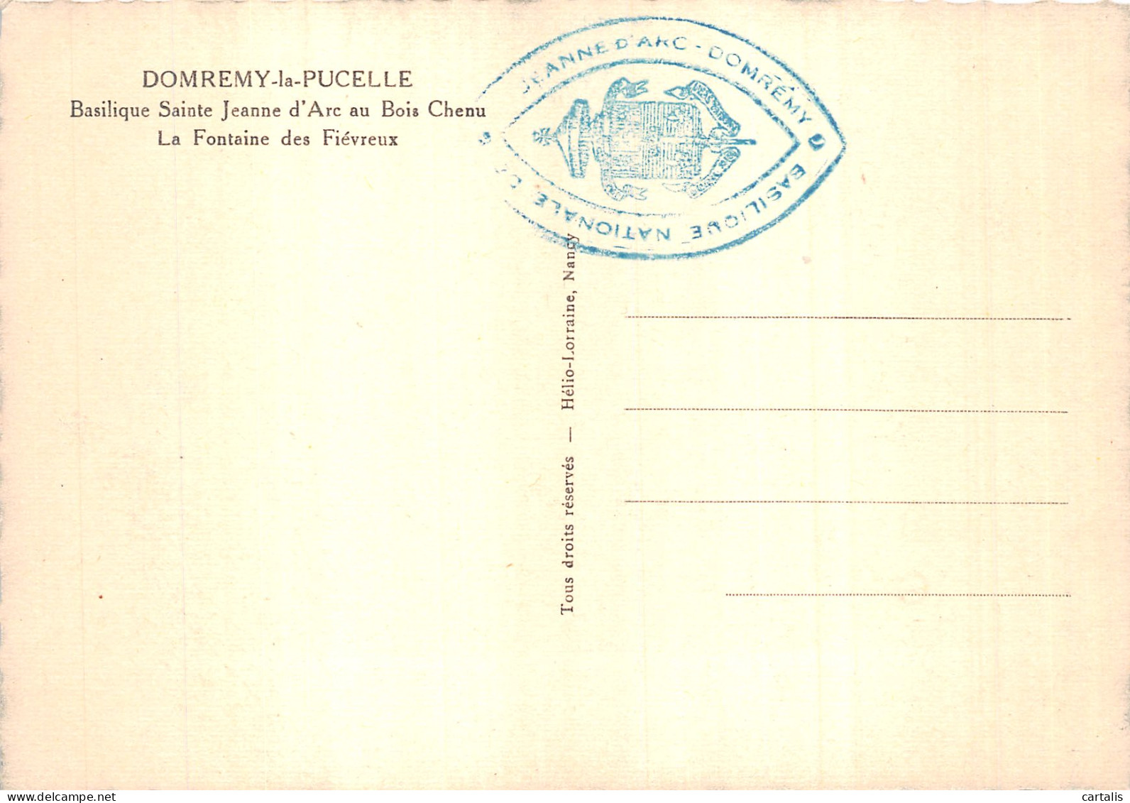 88-DOMREMY LA PUCELLE-N° 4395-A/0041 - Domremy La Pucelle