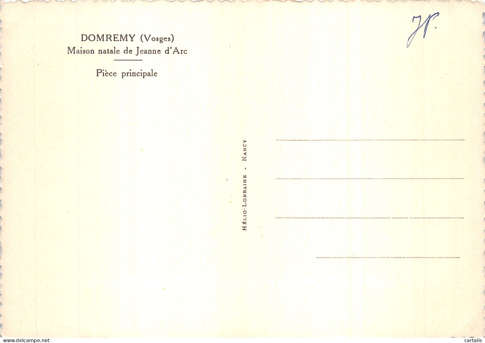 88-DOMREMY-N° 4395-A/0045 - Domremy La Pucelle