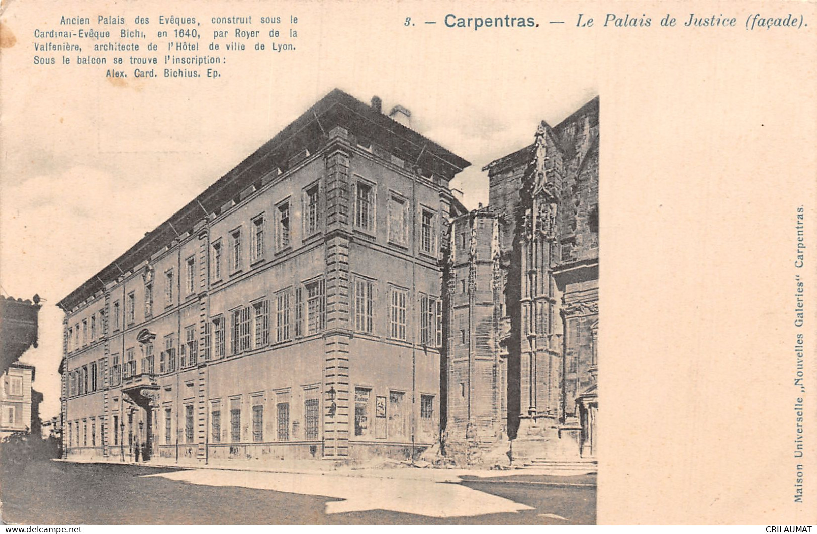 84-CARPENTRAS-N°T5073-A/0259 - Carpentras