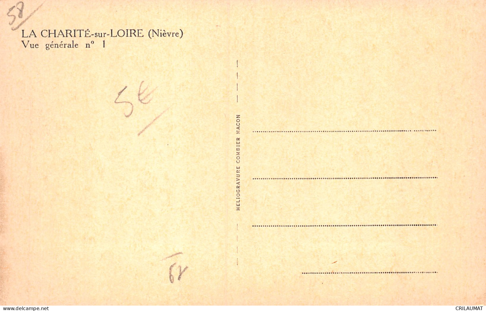 58-LA CHARITE SUR LOIRE-N°T5073-A/0023 - La Charité Sur Loire