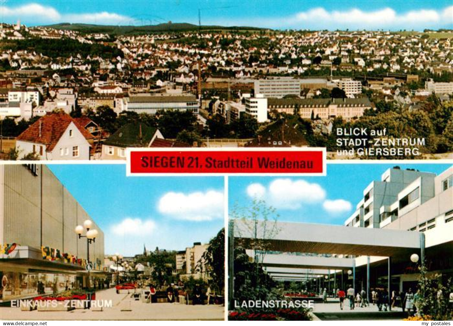 73888819 Weidenau Huettental Siegen Stadtzentrum Und Giersberg Einkaufszentrum L - Siegen