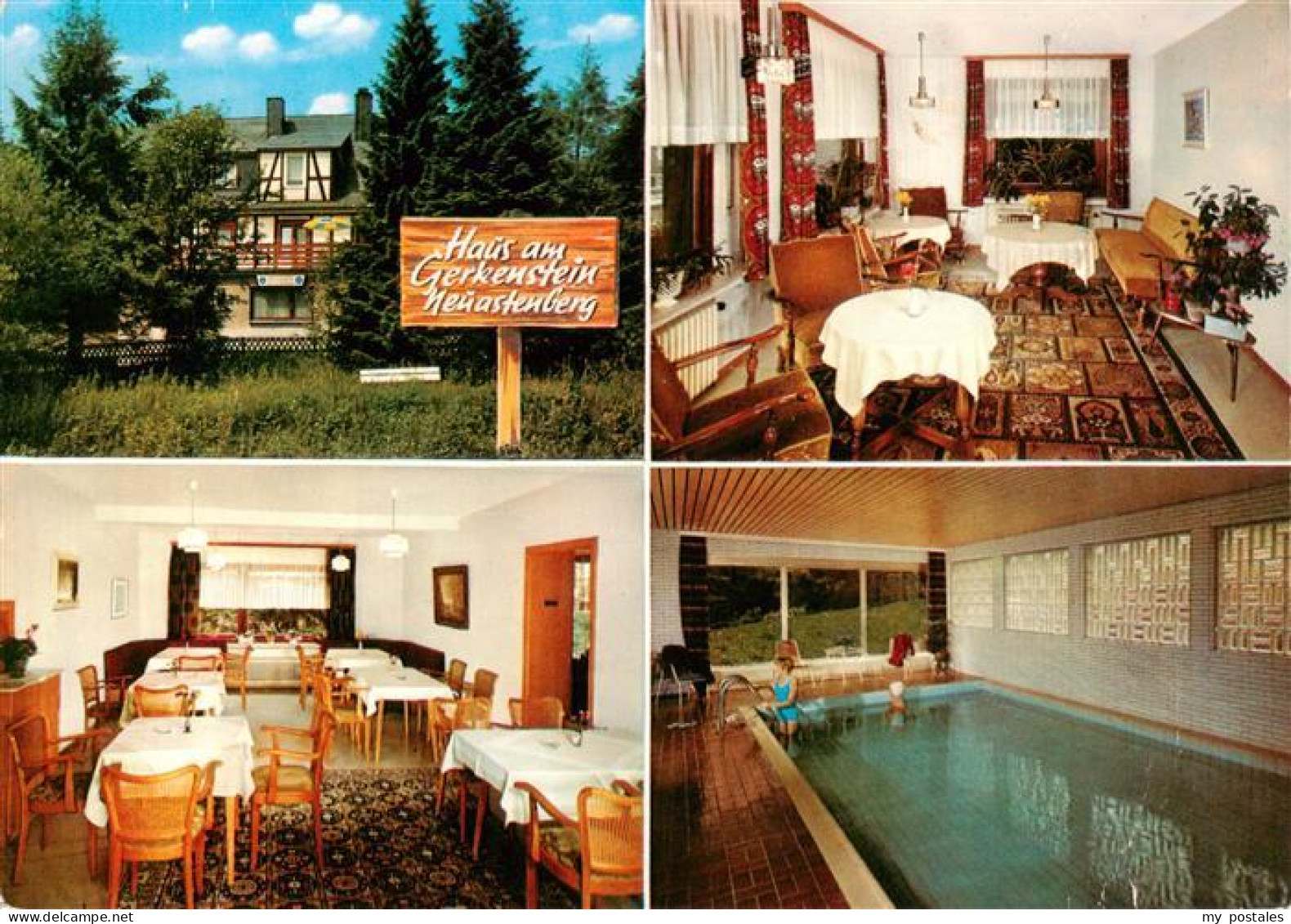 73888812 Neuastenberg Pension Haus Am Gerkenstein Gaststube Zimmer Hallenbad Neu - Winterberg