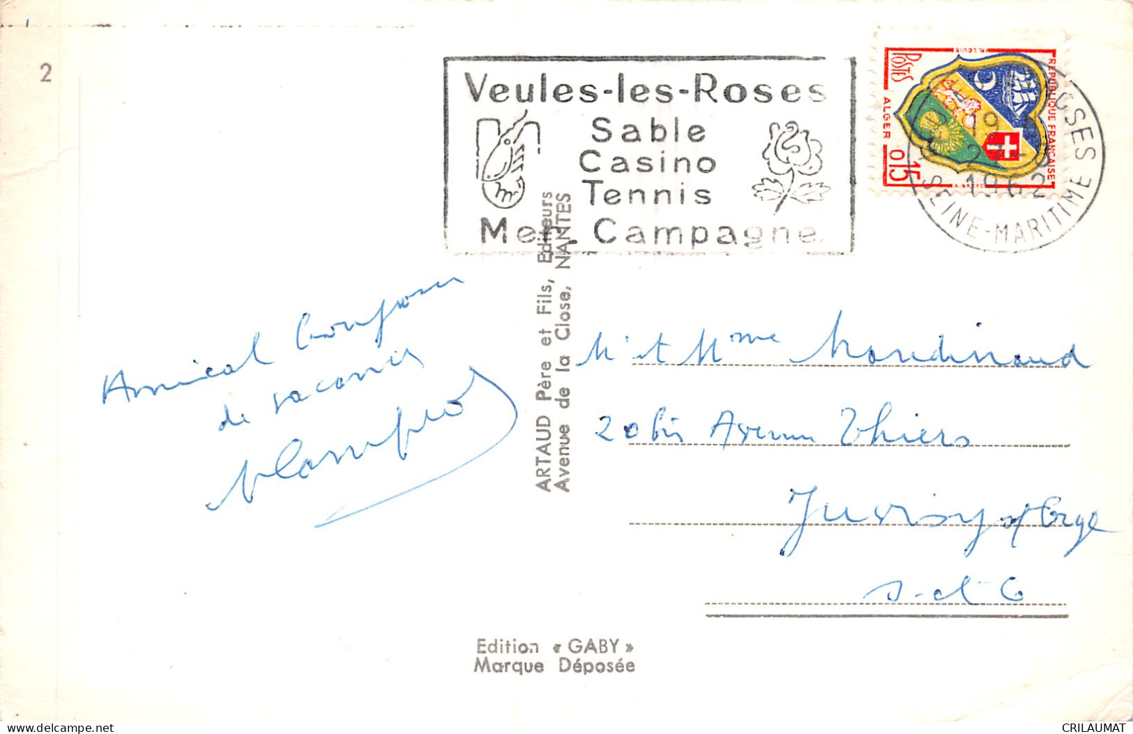 76-VEULES LES ROSES-N°T5072-G/0107 - Veules Les Roses