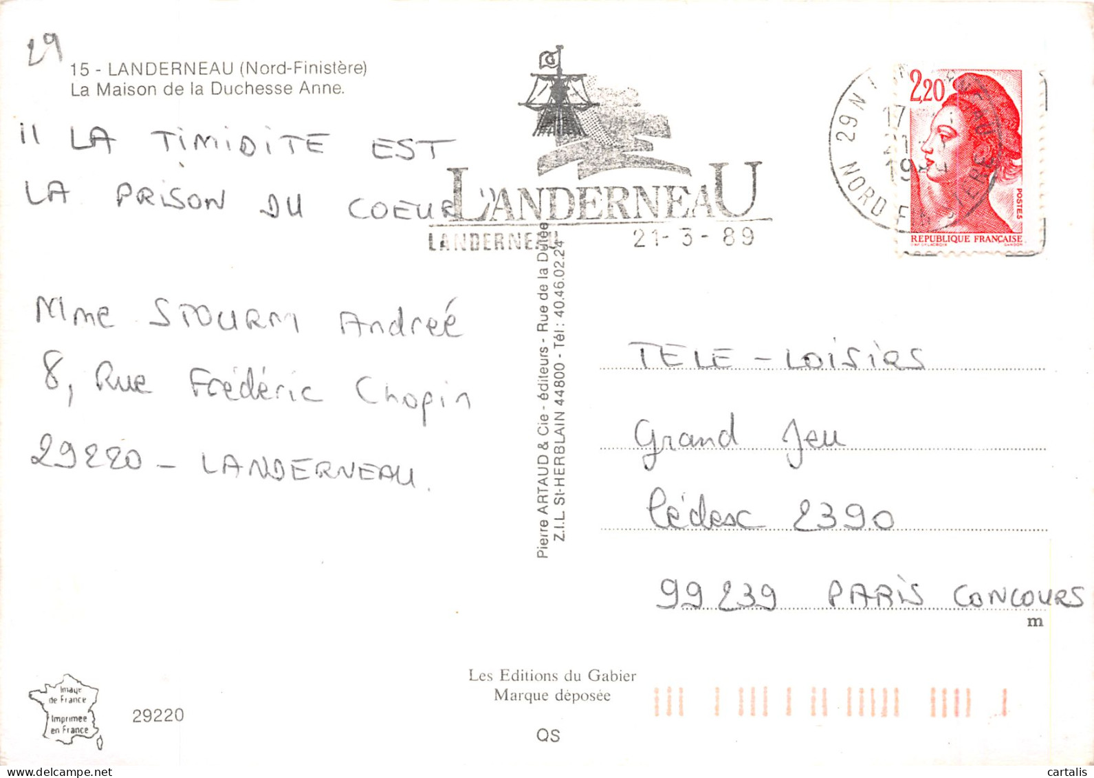 29-LANDERNEAU-N° 4395-D/0263 - Landerneau