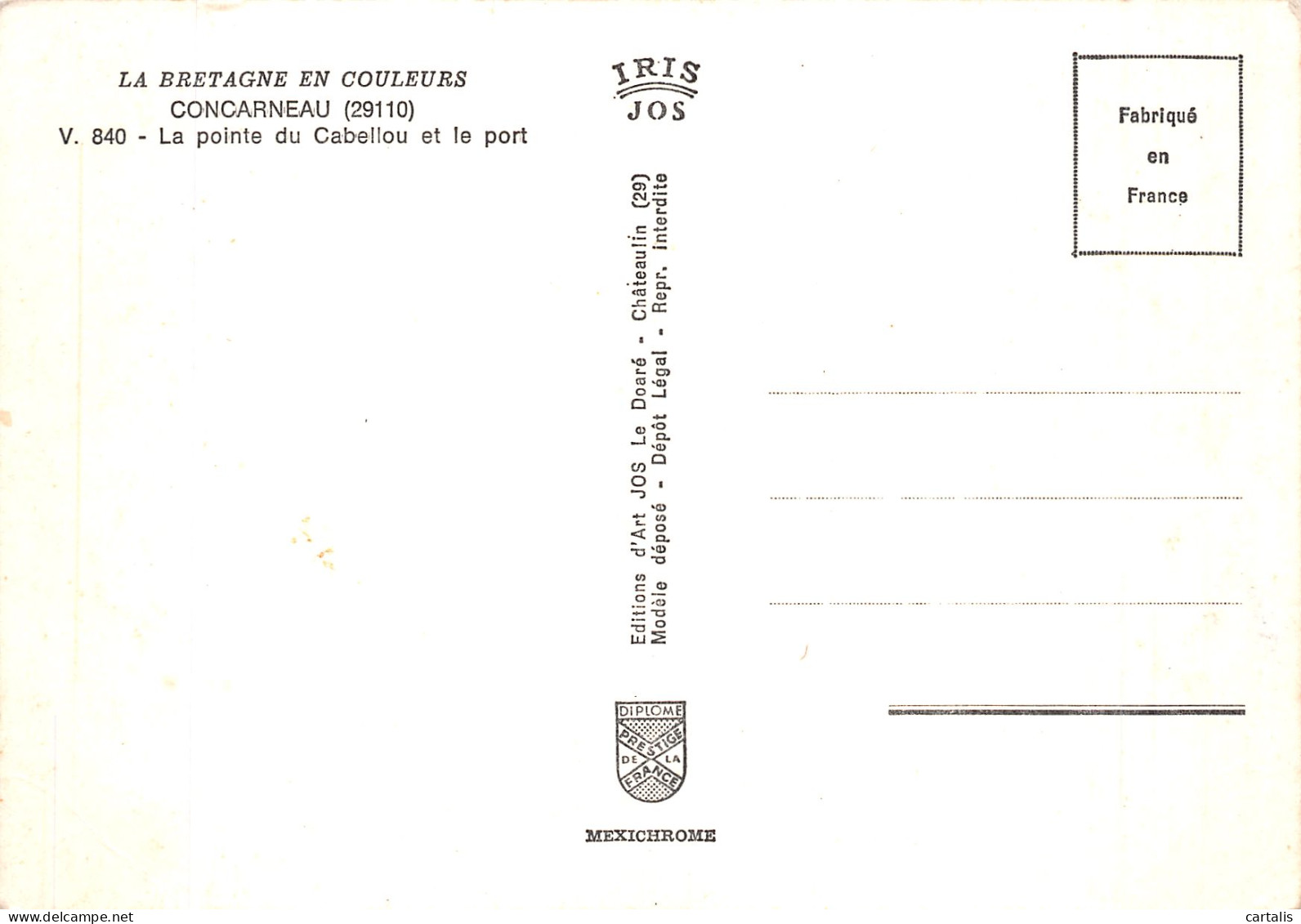 29-CONCARNEAU-N° 4395-D/0233 - Concarneau