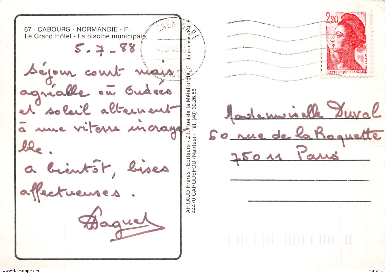 14-CABOURG-N° 4395-D/0217 - Cabourg