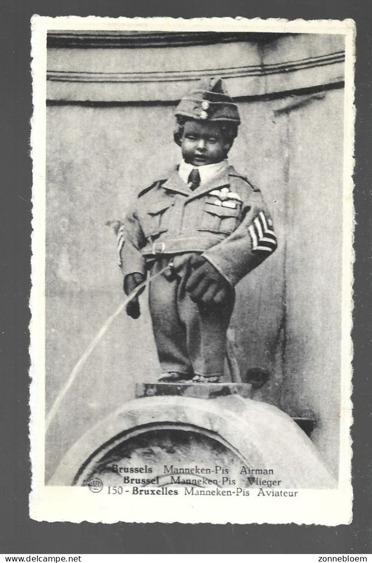 Bruxelles Manneken Pis Airman Aviateur Brussel - Monumenti, Edifici