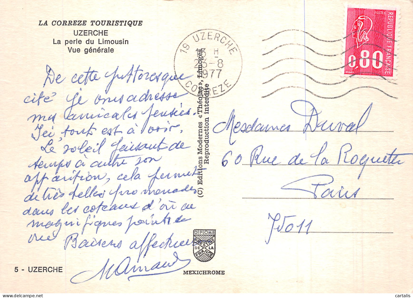 19-UZERCHE-N° 4395-D/0109 - Uzerche