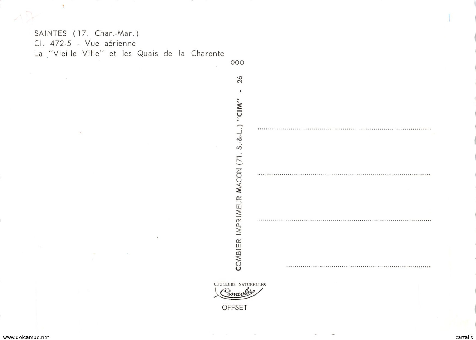 17-SAINTES-N° 4395-D/0091 - Saintes