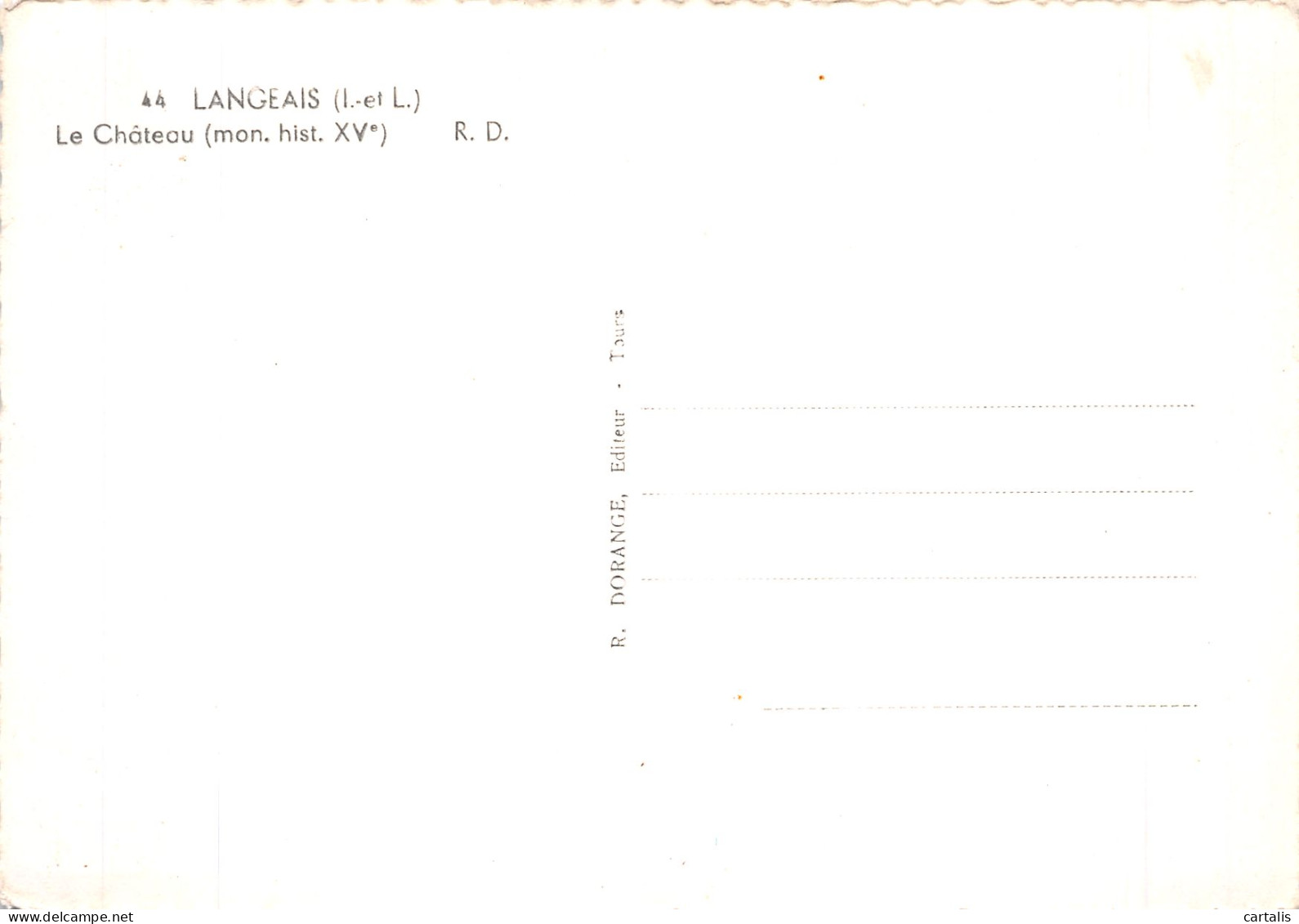 37-LANGEAIS-N° 4395-C/0389 - Langeais