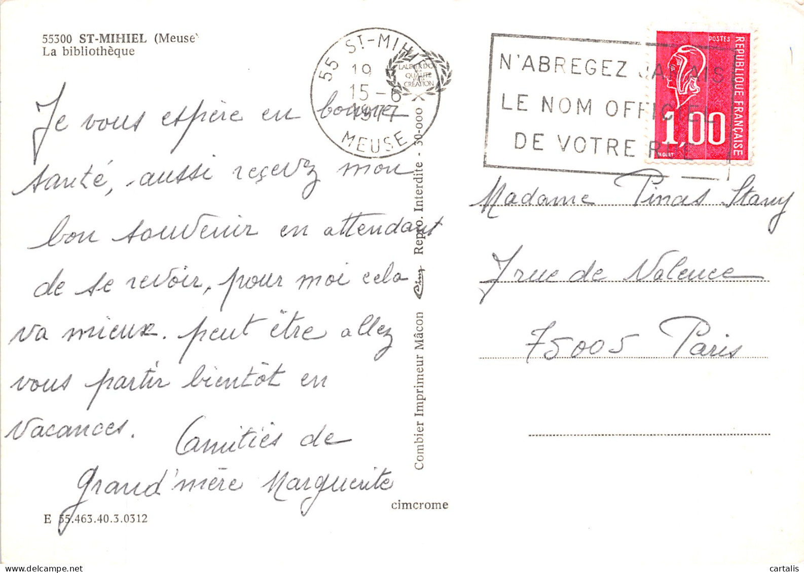 55-SAINT MIHIEL-N° 4395-C/0307 - Saint Mihiel