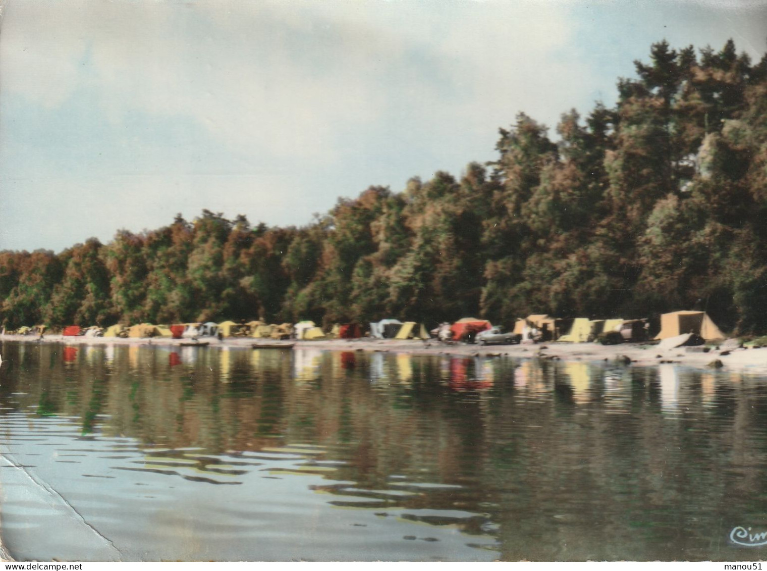LES SETTONS -  CPSM : Le Camping Au Bord Du Lac - Autres & Non Classés