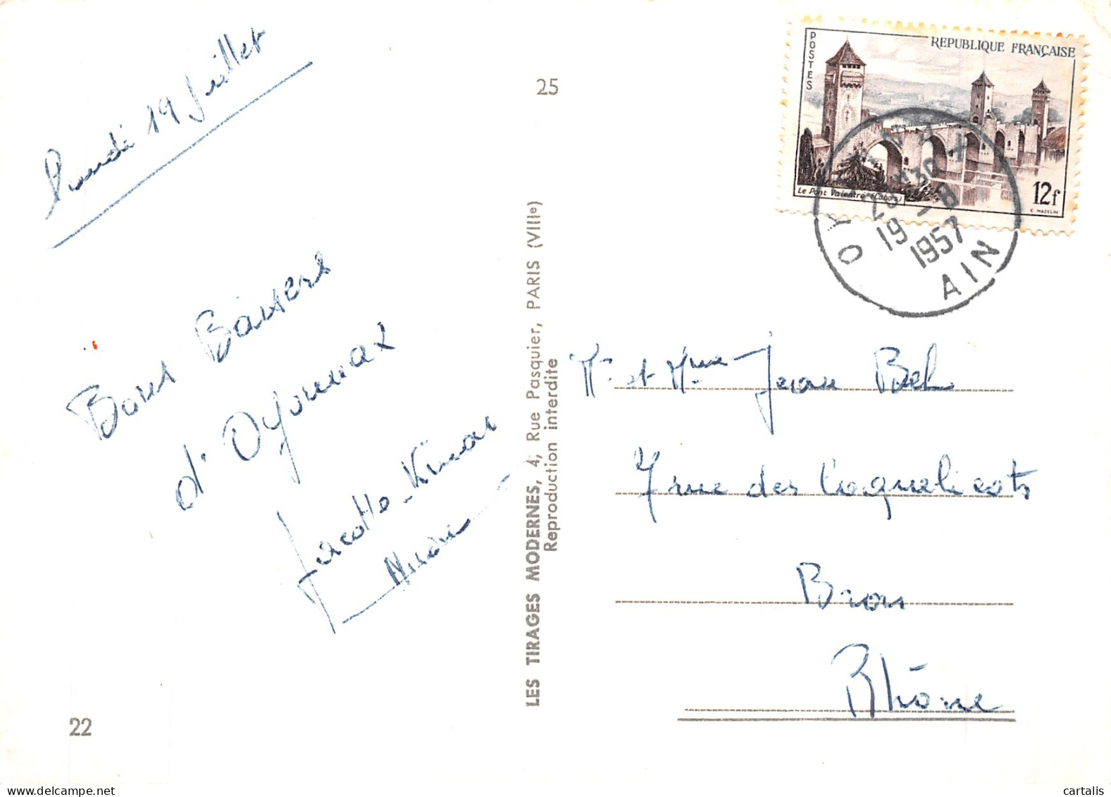 01-OYONNAX-N° 4395-B/0399 - Oyonnax