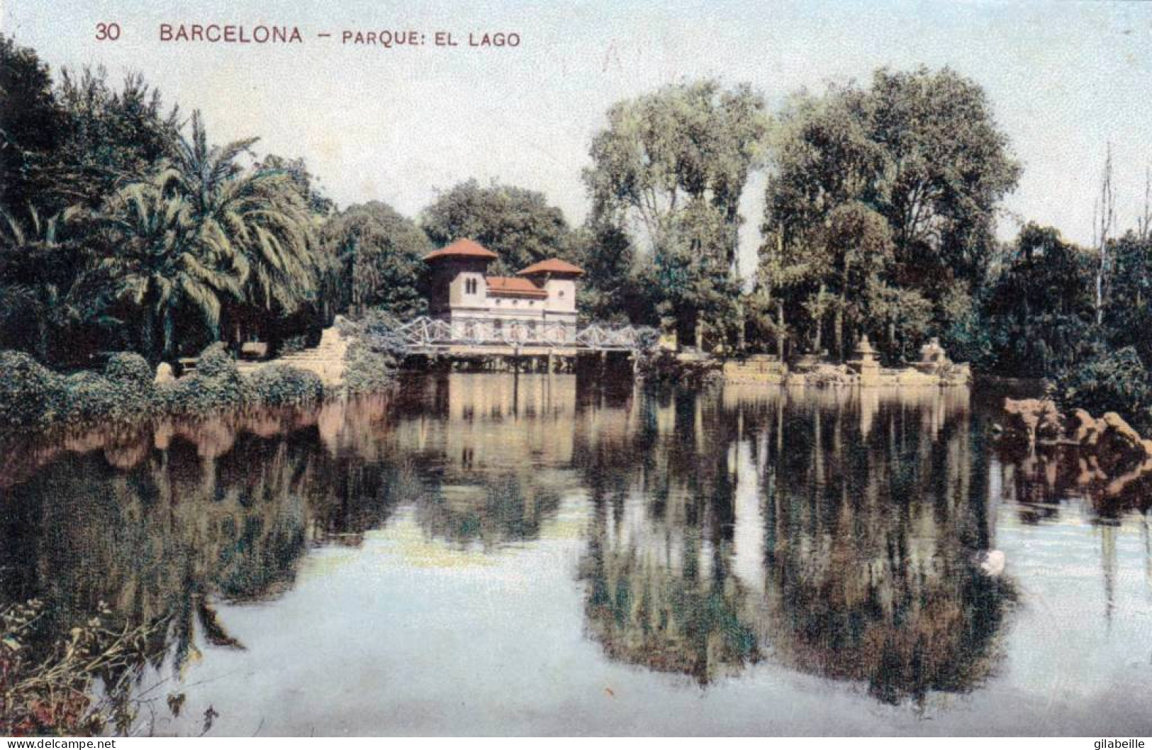 Espana  -  BARCELONA - Parque : El Lago - Barcelona