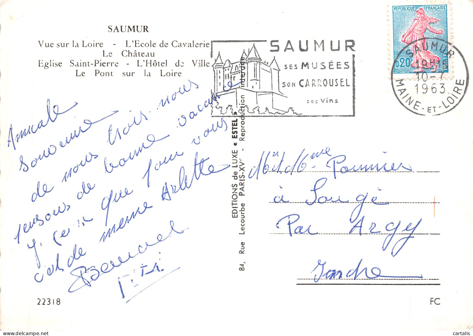 49-SAUMUR-N° 4395-B/0195 - Saumur