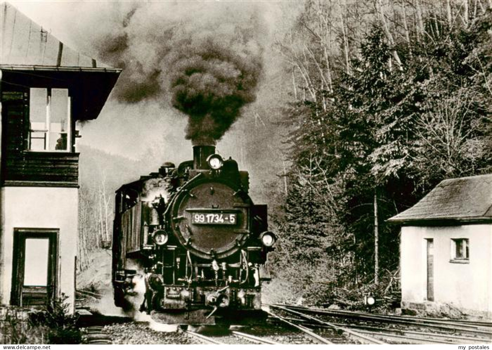 73888635 Kipsdorf Altenberg Schmalspurbahn Am Bahnhof Kipsdorf  - Altenberg