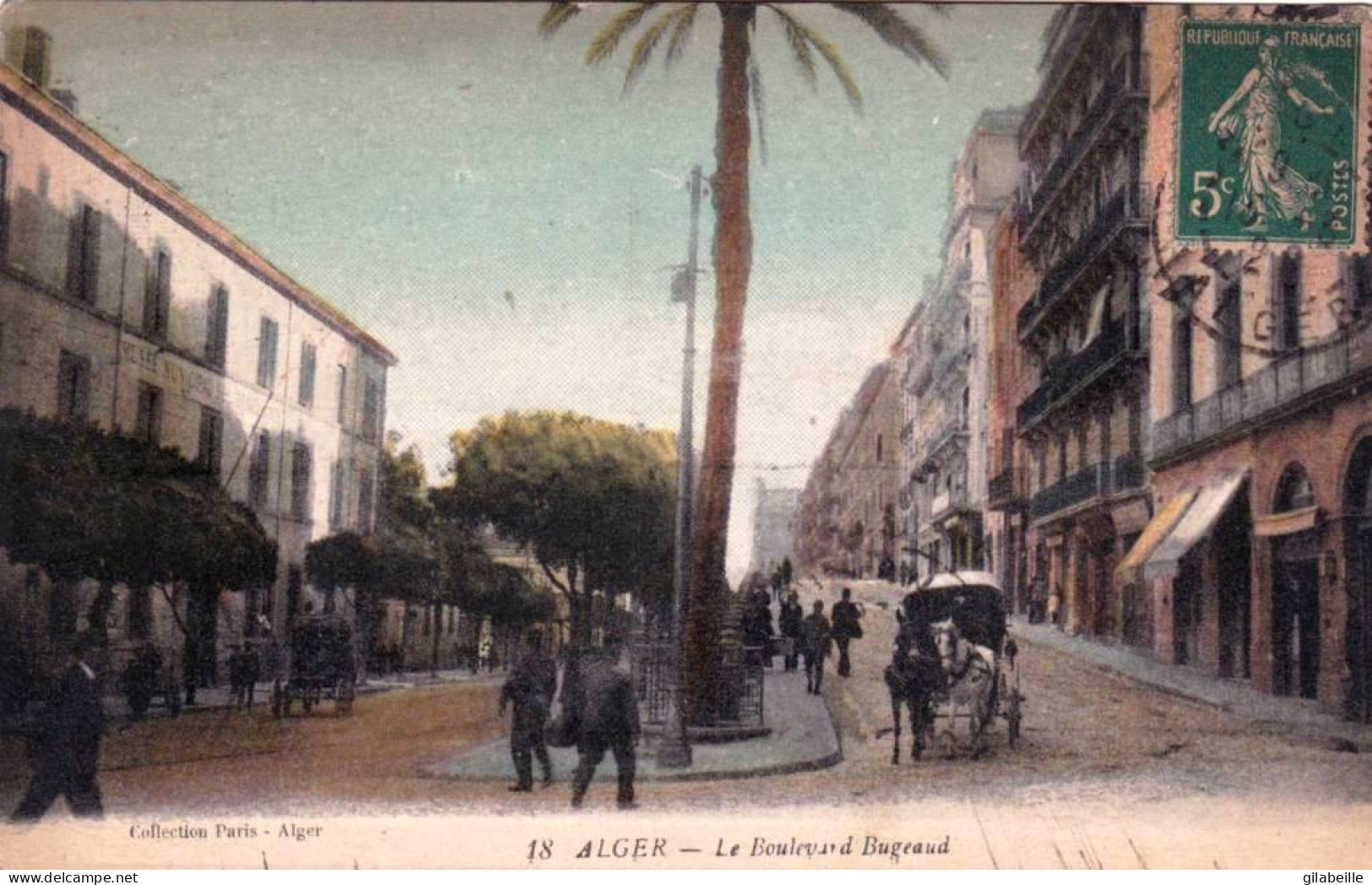Algerie -  ALGER -   Le Boulevard Bugeaud - Algeri