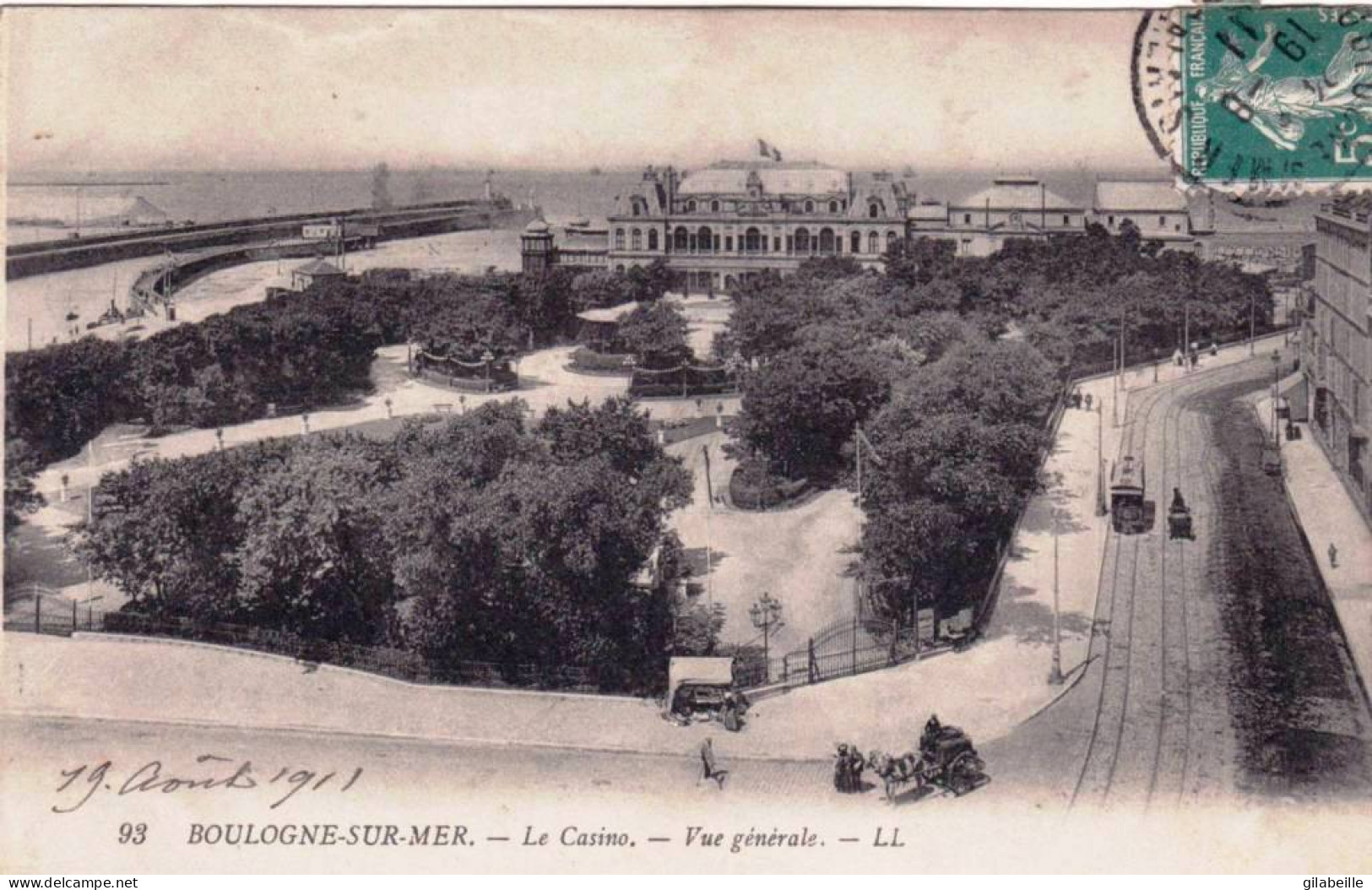62 - Pas De Calais -  BOULOGNE  Sur MER -  Le Casino - Vue Generale - Boulogne Sur Mer