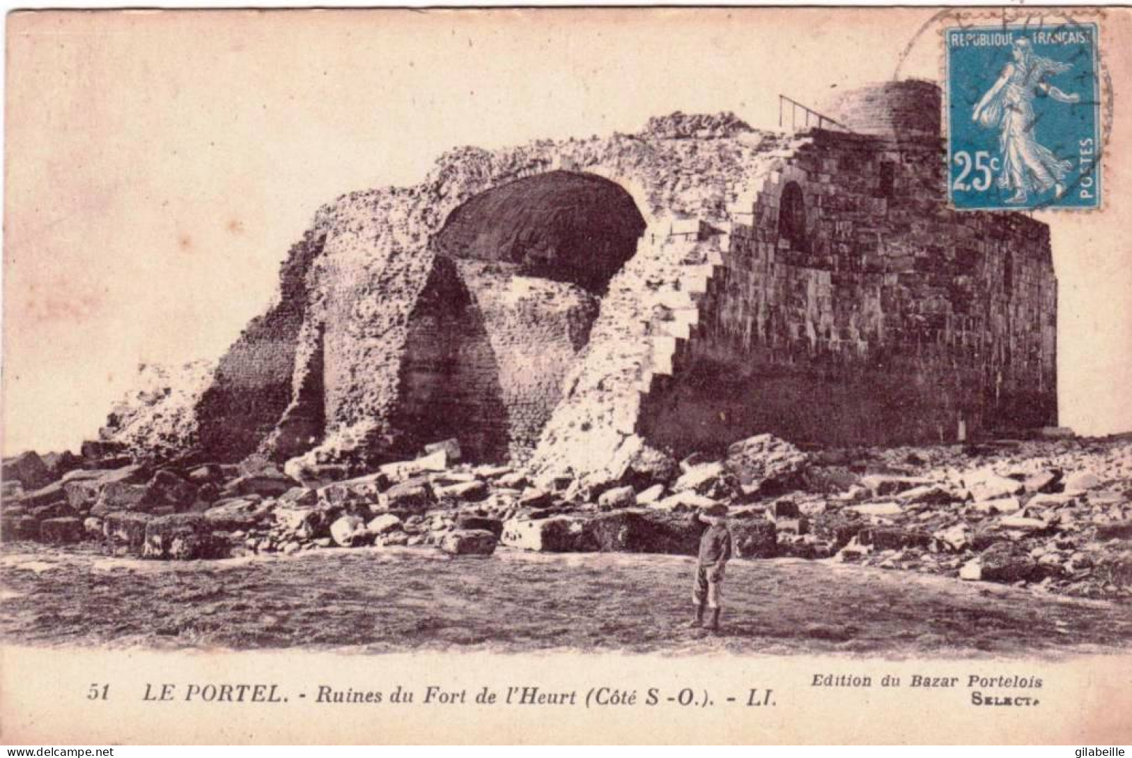 62 - Pas De Calais - LE PORTEL - Ruines Du Fort De L'Heurt - Le Portel