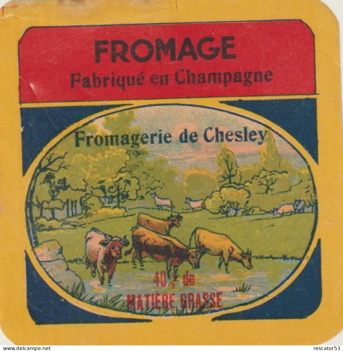 étiquette Fromage - Cheese