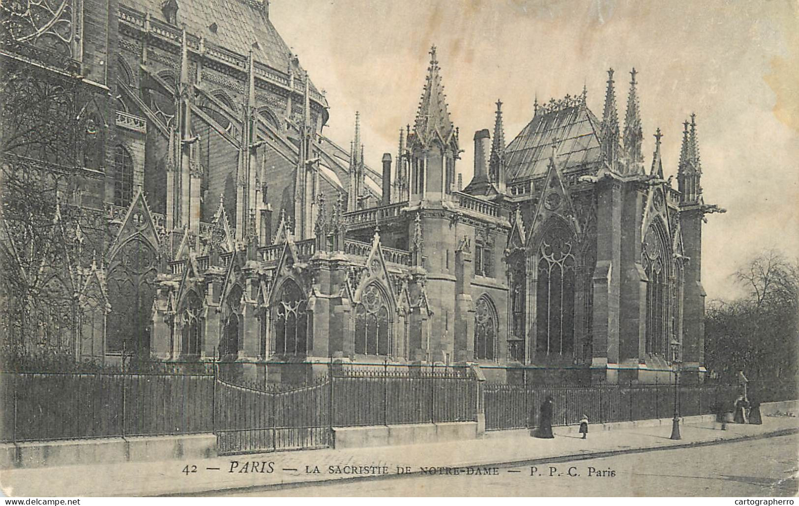 France Cpa Paris La Sacristie De Notre Dame - Notre Dame Von Paris