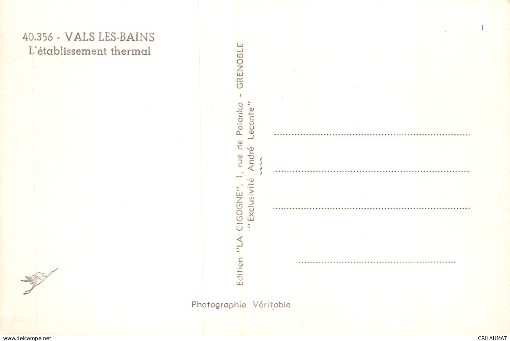 07-VALS LES BAINS-N°T5073-E/0159 - Vals Les Bains