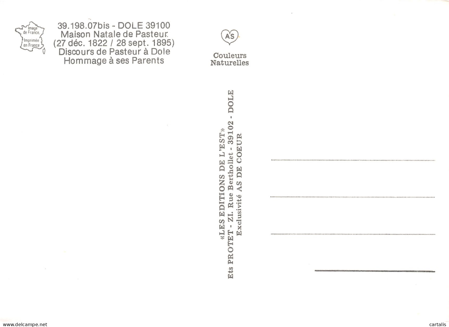 39-DOLE-N° 4396-B/0119 - Dole