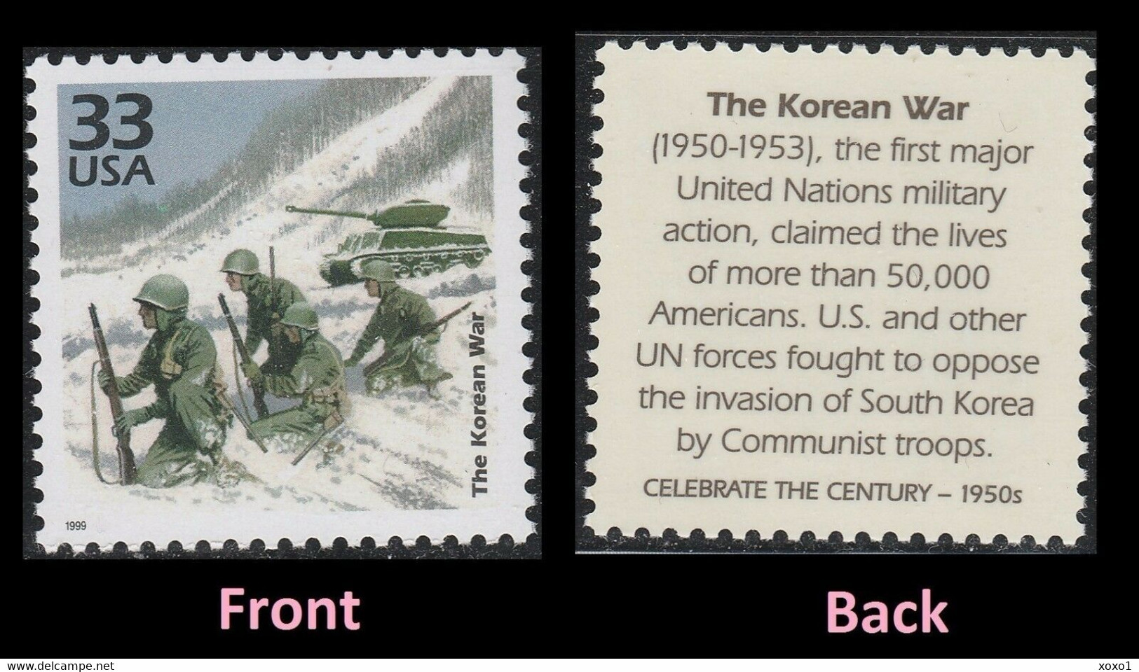 USA 1999 MiNr. 3127 Celebrate The Century 1950s   the Korean War (1950-1953) Militaria  1v MNH ** 0,80 € - Sonstige & Ohne Zuordnung