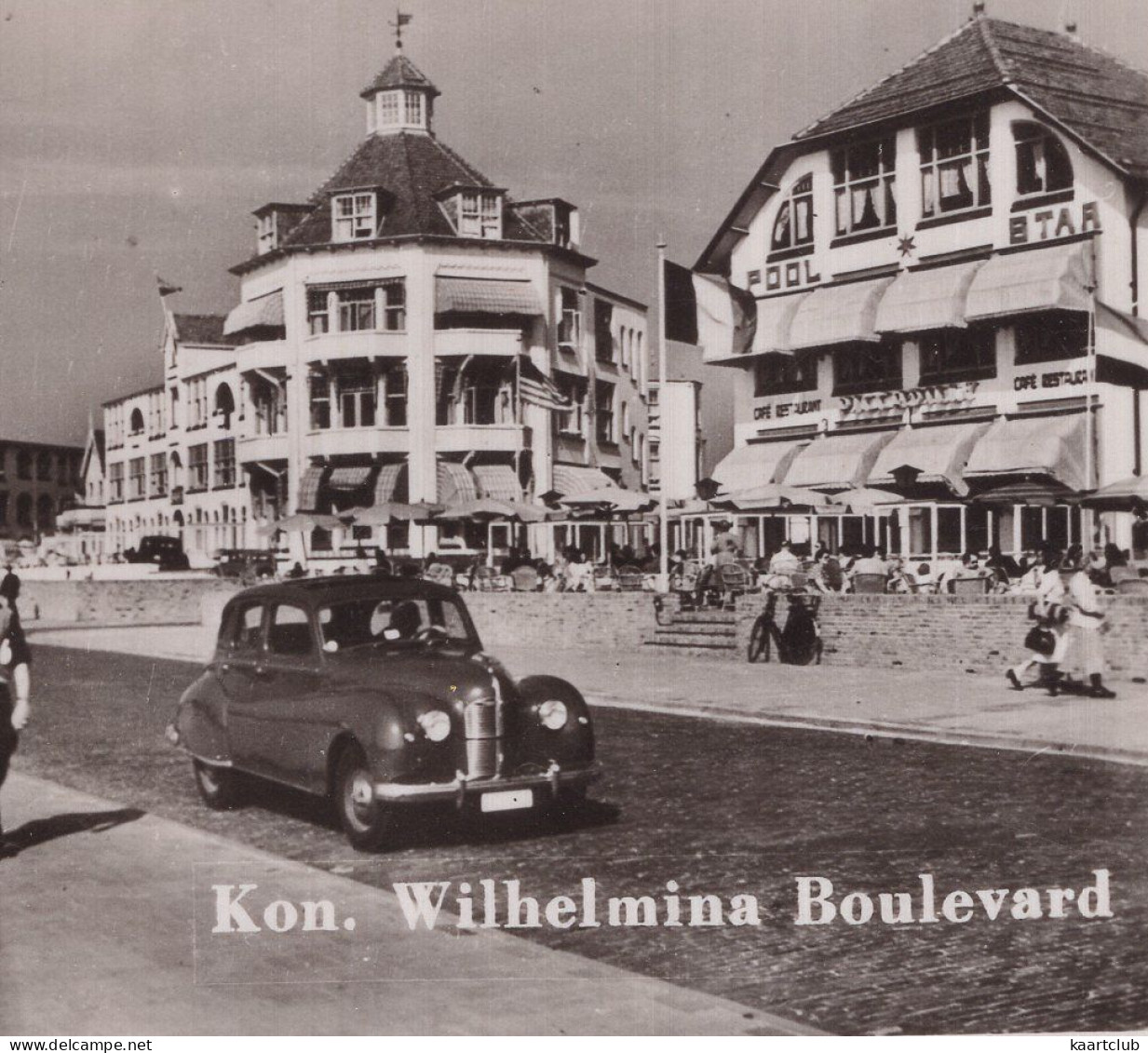 Noordwijk Aan Zee: AUSTIN A70 HAMPSHIRE - VUURTOREN/LIGHTHOUSE/PHARE - MINI MIDGET GOLF - (Holland) - 1953 - Passenger Cars