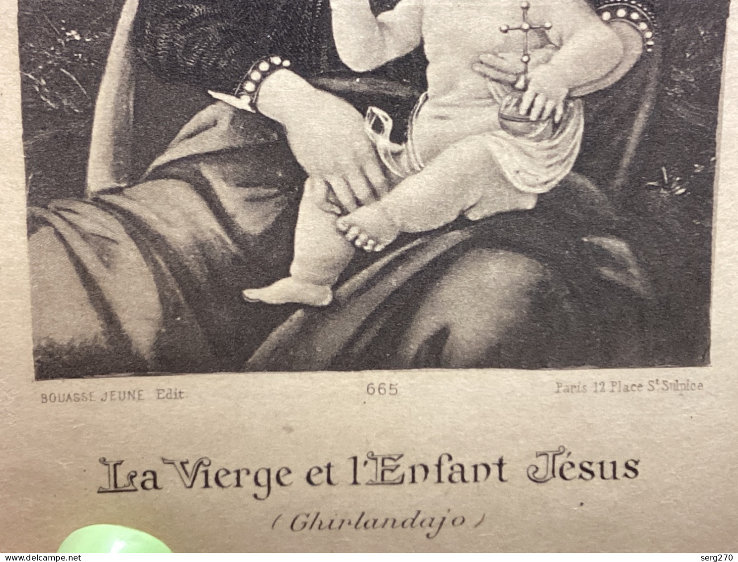 Image Pieuse Et Religieuse Image Pieuse 1904 Hyeres Bouasse Jeune - Images Religieuses