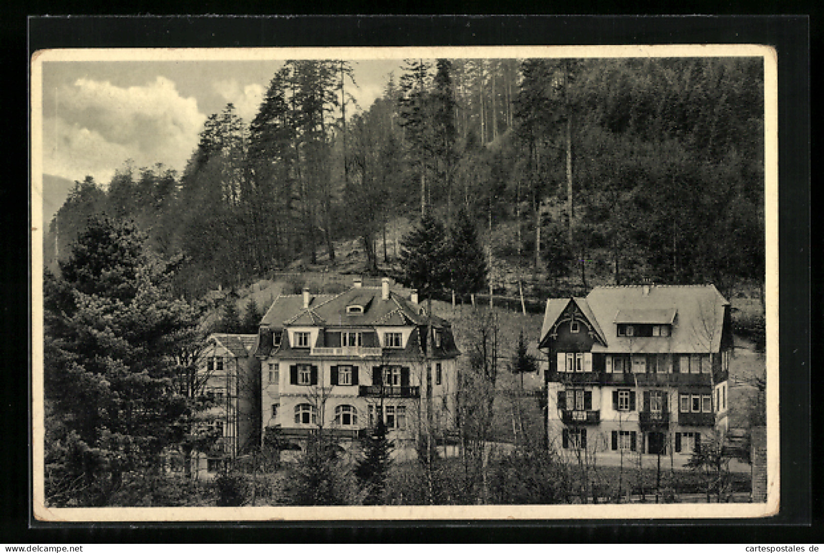 AK Herrenalb-Schwarzwald, Pension Mariahall Von F. Böhrer  - Bad Herrenalb