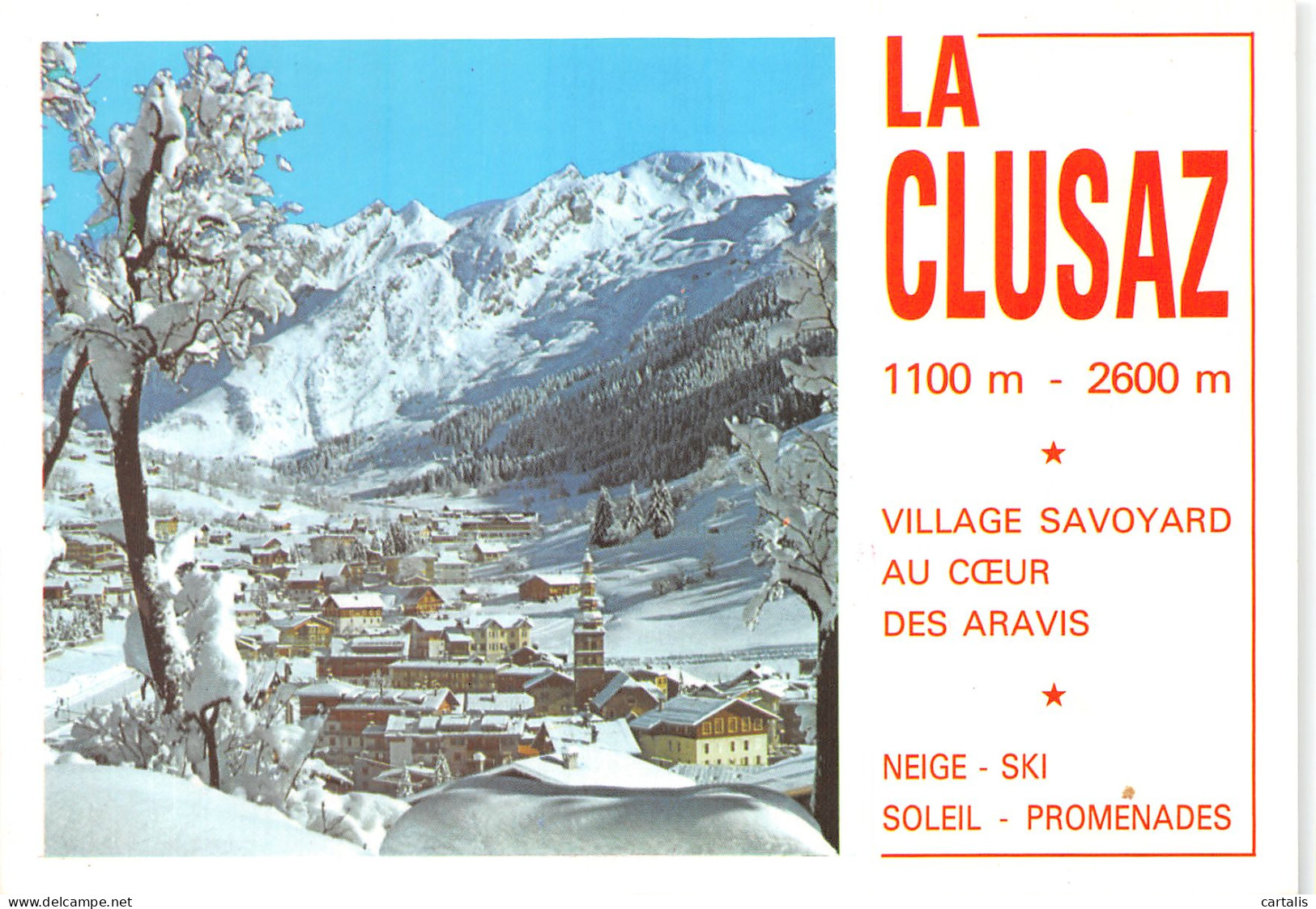 74-LA CLUSAZ-N° 4397-B/0055 - La Clusaz