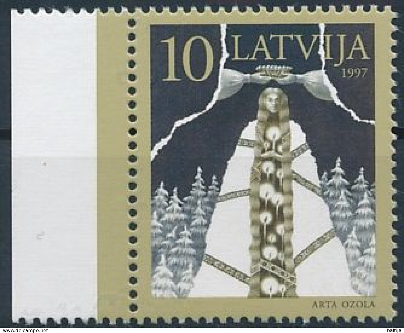 Mi 450 ** MNH / Turn Of Times - Latvia